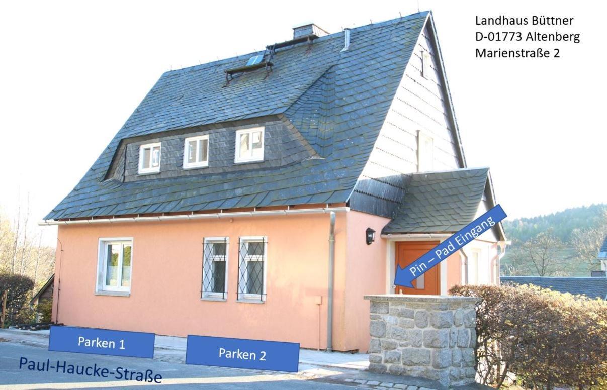 Landhaus Buettner Altenberg Eksteriør billede